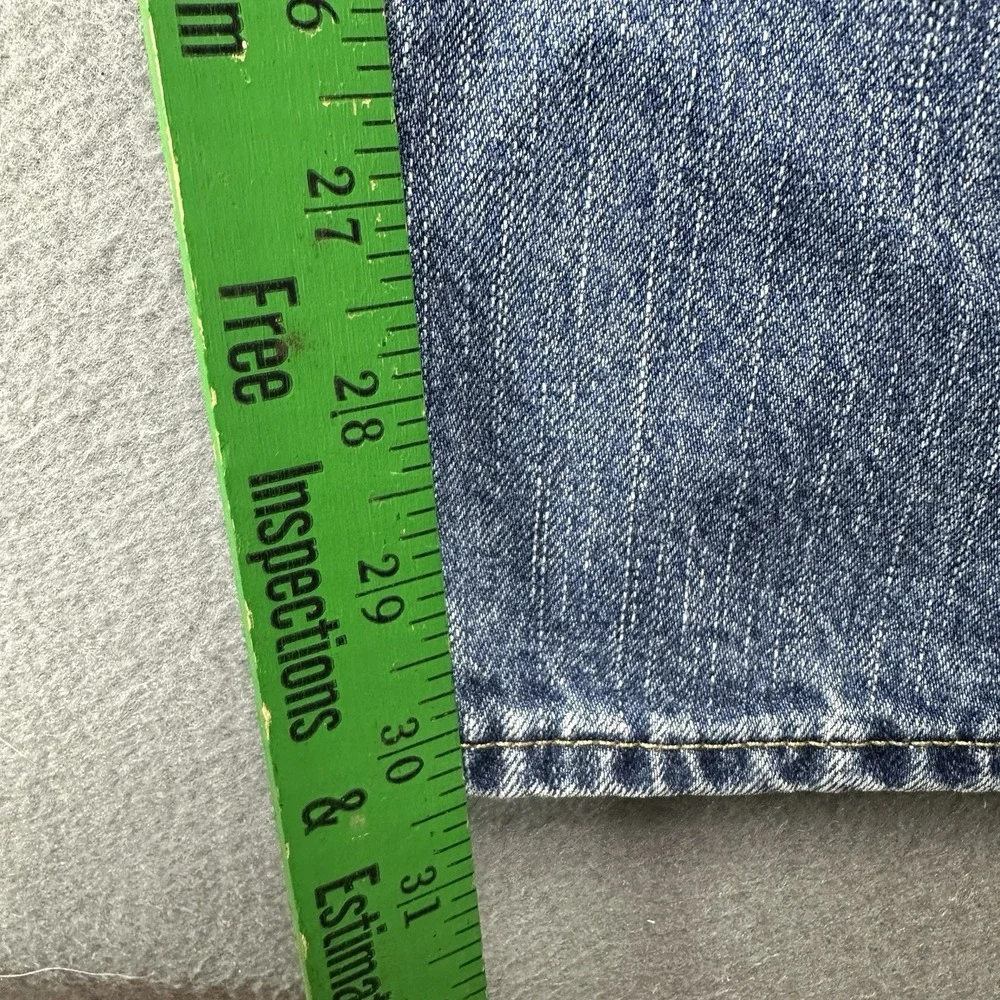 American Eagle Jeans Mens 38x32 Original Straight Light Blue Denim 100% Cotton